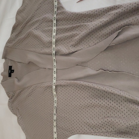 Mossimo. Gray; Batwing: Open Front; Waterfall Sweater Size 2 (20-22).  EUC. - Picture 11 of 13